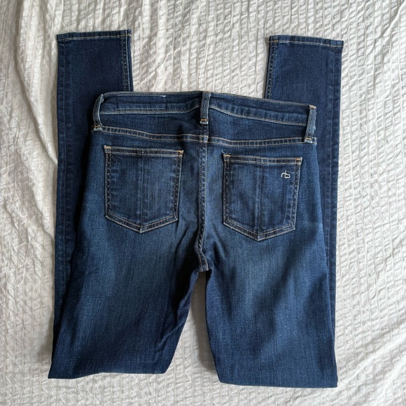 Rag & Bone High Rise Skinny Jeans - Picture 2 of 7